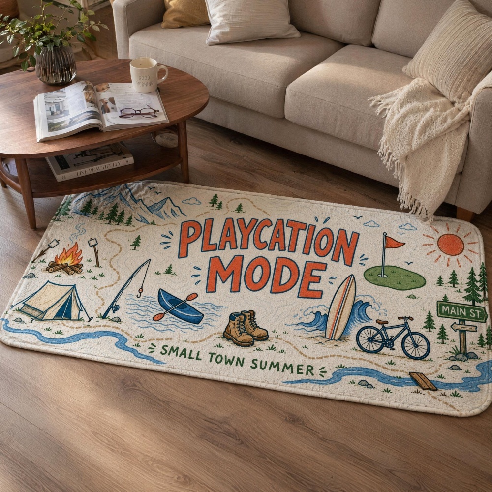 Outdoor Adventure Golf - Tapis de sol en flanelle pour