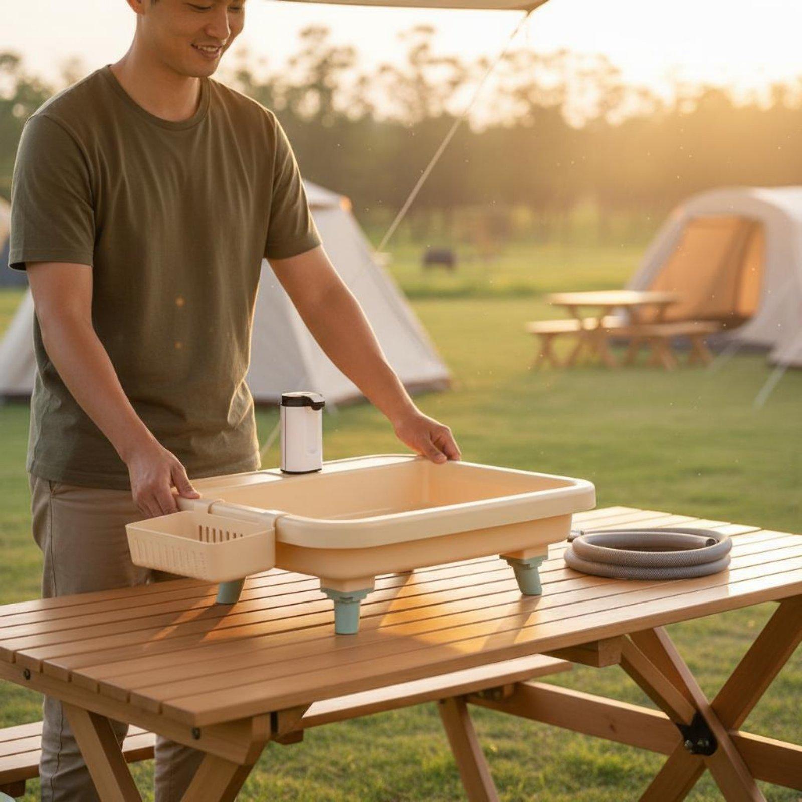 Outdoor Adventurer - Évier de camping portable avec robinet