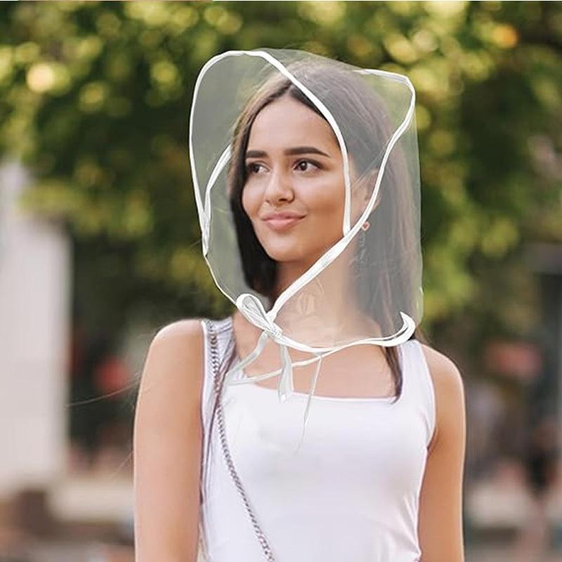 Outdoor Adventure Golf - Chapeau de pluie transparent réutilisable imperméable
