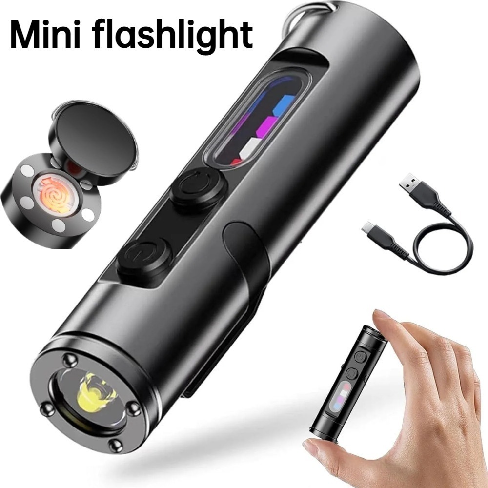 Outdoor Adventurer - Mini lampe torche d'extérieur rechargeable USB-C