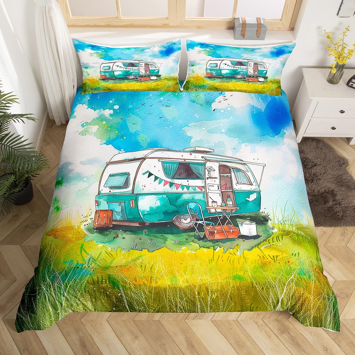 Housse de couette Happy Campin - Outdoor Adventure Quilt avis et prix