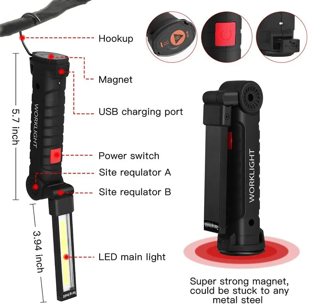 Lampe de poche LED COB Portabl - Outdoor Adventurer avis et prix