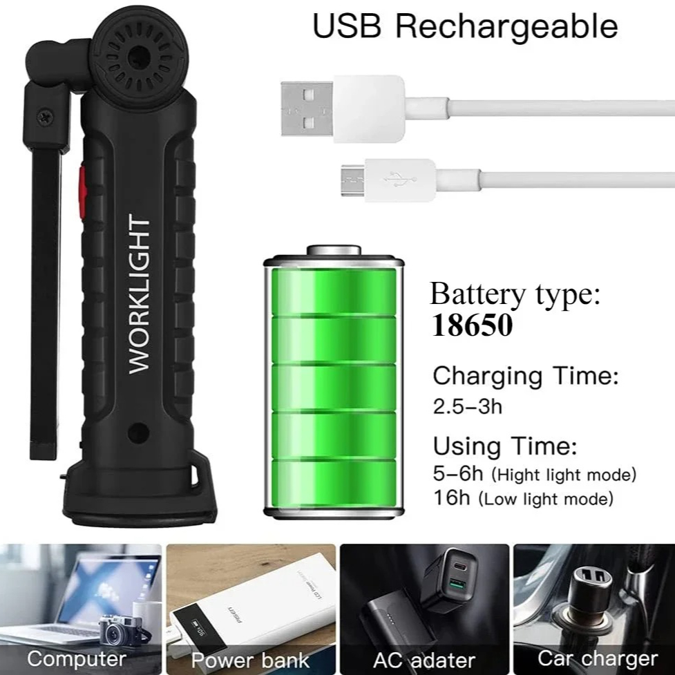 Lampe de poche LED COB Portabl - Outdoor Adventurer avis et prix