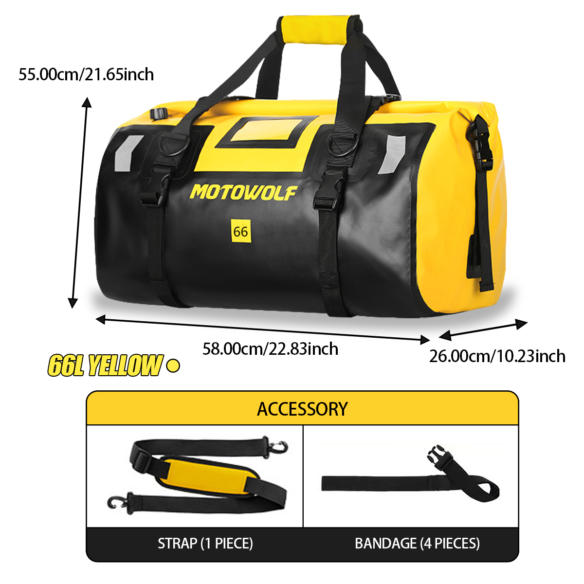 Sac de voyage étanche 40L/66L  - Outdoor Adventure Kayak avis et prix
