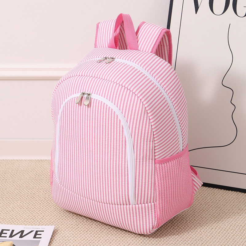Nouveau sac à dos rose rayé gr - Outdoor Adventure Books avis et prix