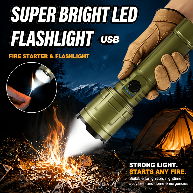 Lampe torche, briquet et batte - Outdoor Adventurer avis et prix
