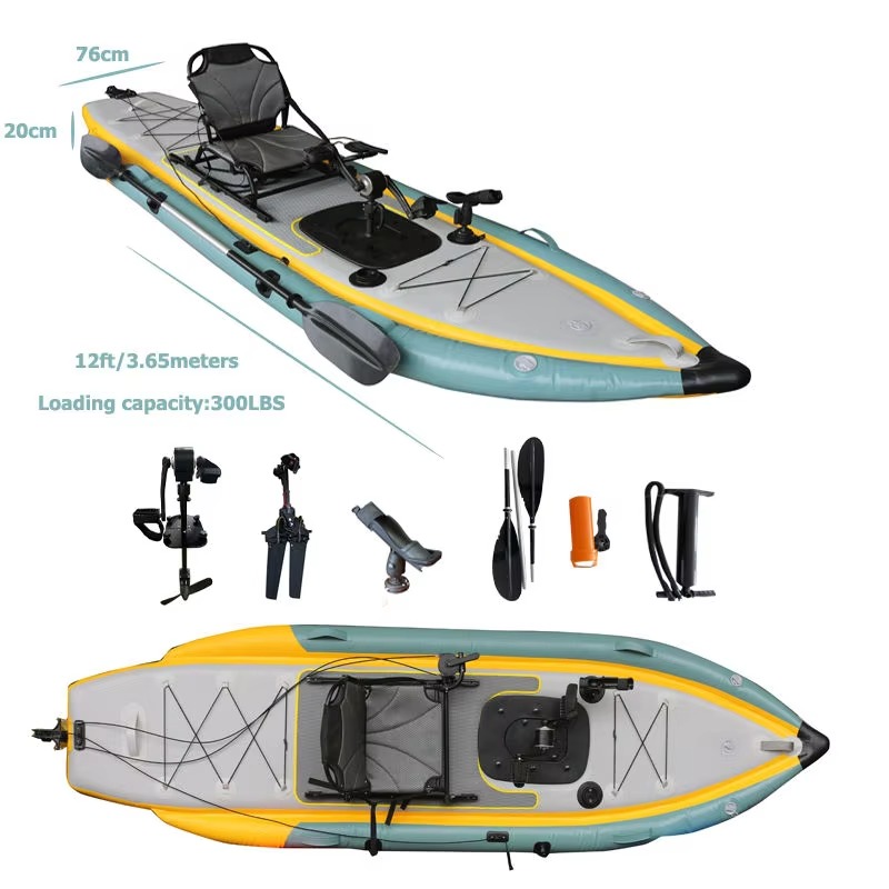 Kayak de pêche gonflable à péd - Outdoor Adventure Kayak avis et prix
