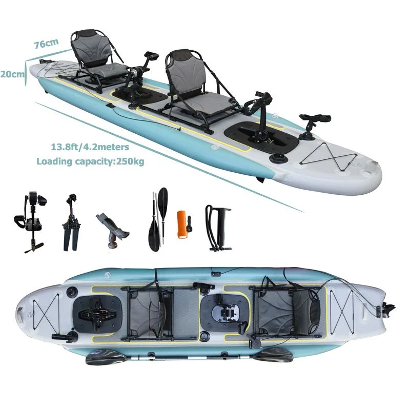 Kayak de pêche gonflable à péd - Outdoor Adventure Kayak avis et prix
