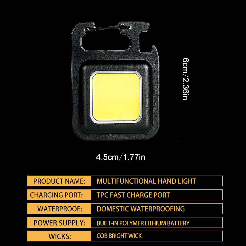 Lampe de poche MINI COB à clé, - Outdoor Adventurer avis et prix