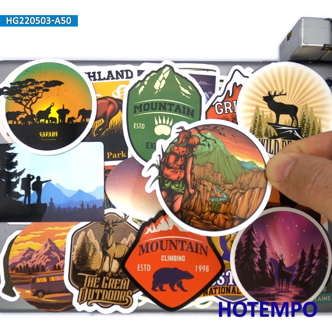 Ensemble d'autocollants de voy - Outdoor Adventure World avis et prix